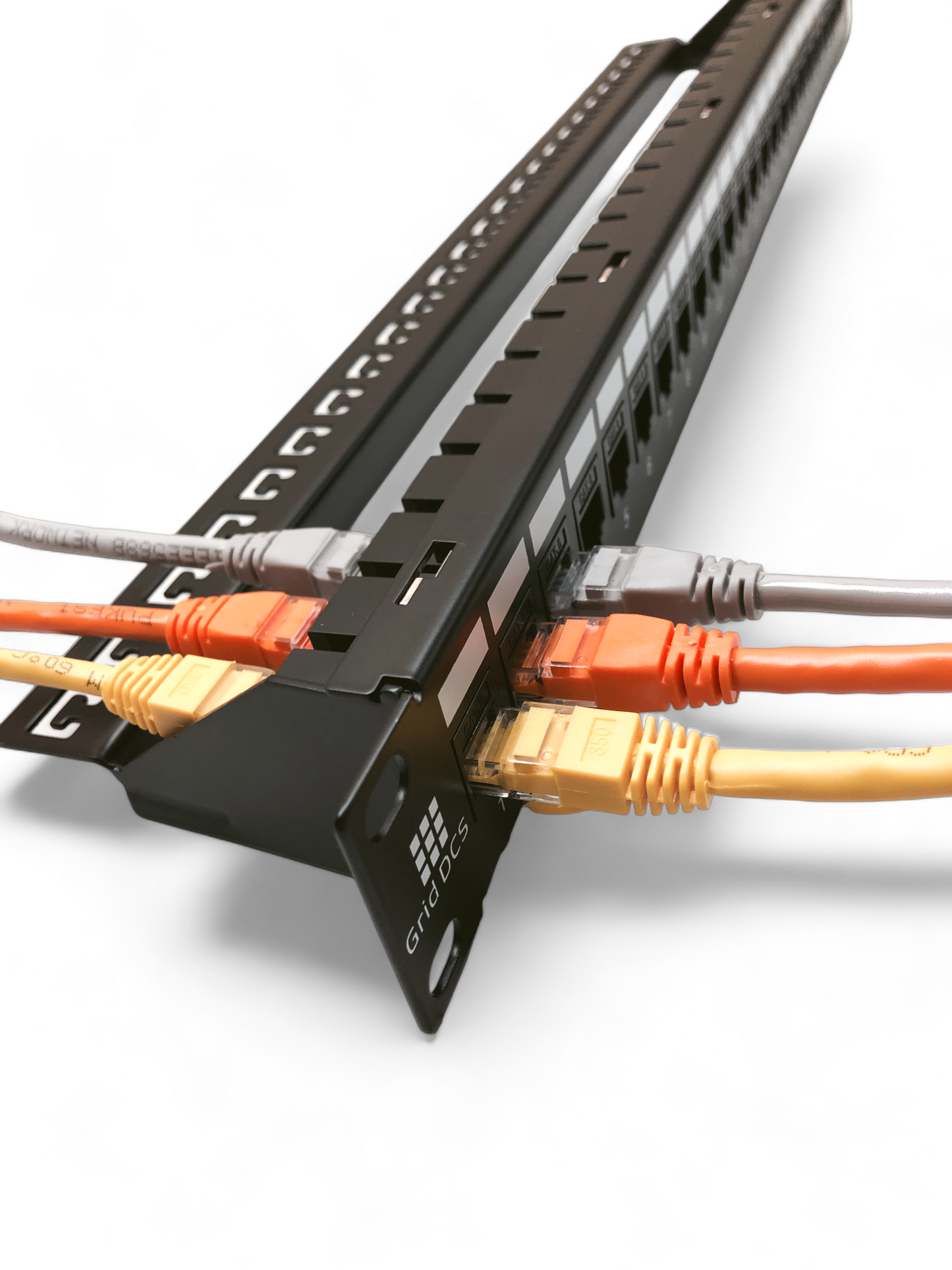 24 Port Patch Panel 1U UTP with Inline Keystone CAT6 Coupler (Populated)