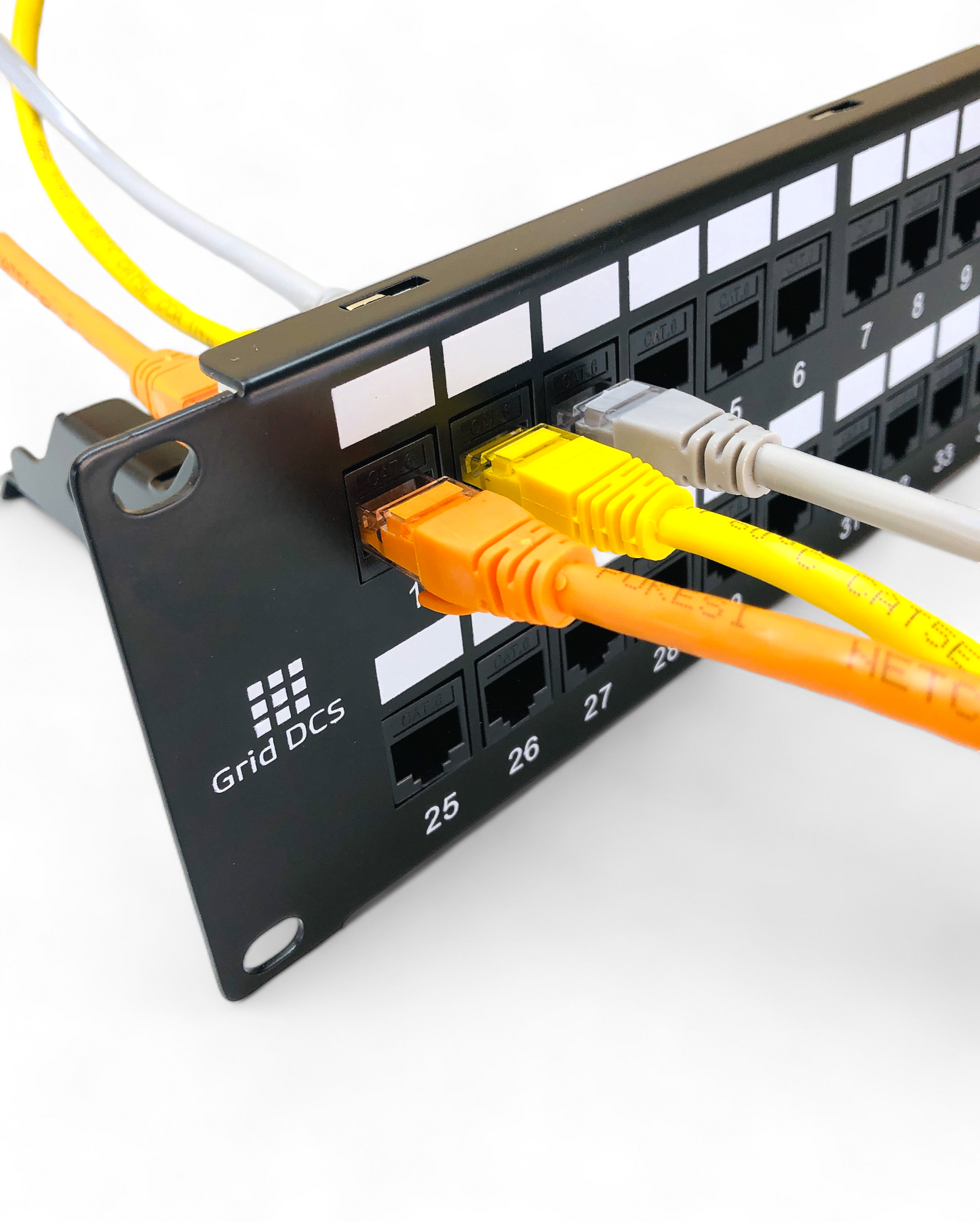 48 Port Patch Panel 2U UTP with Inline Keystone CAT6 Coupler (Populated)