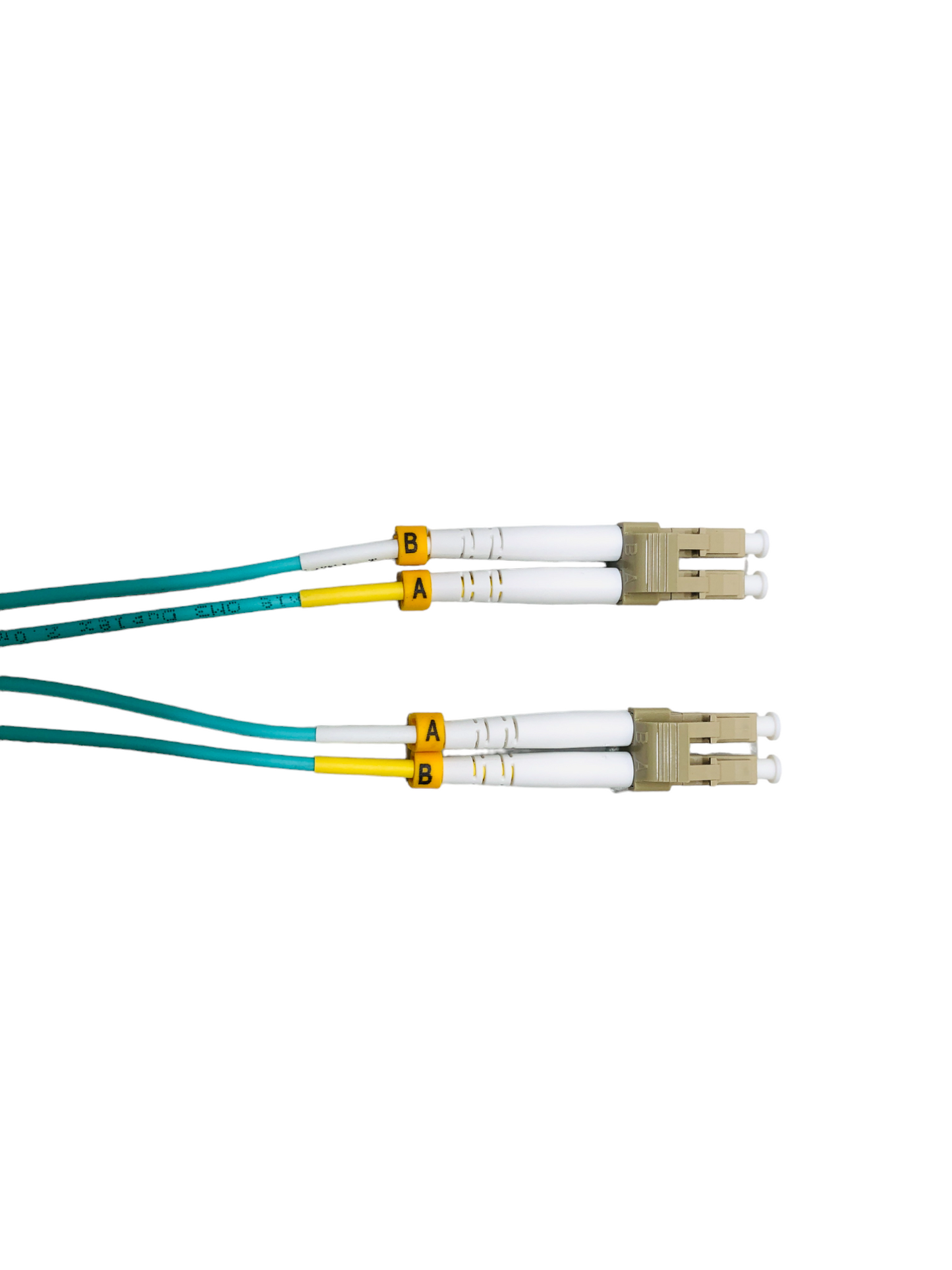 LC to LC Multi Mode Duplex Fiber Optic Patch Cable OM3 LSZH 2mm