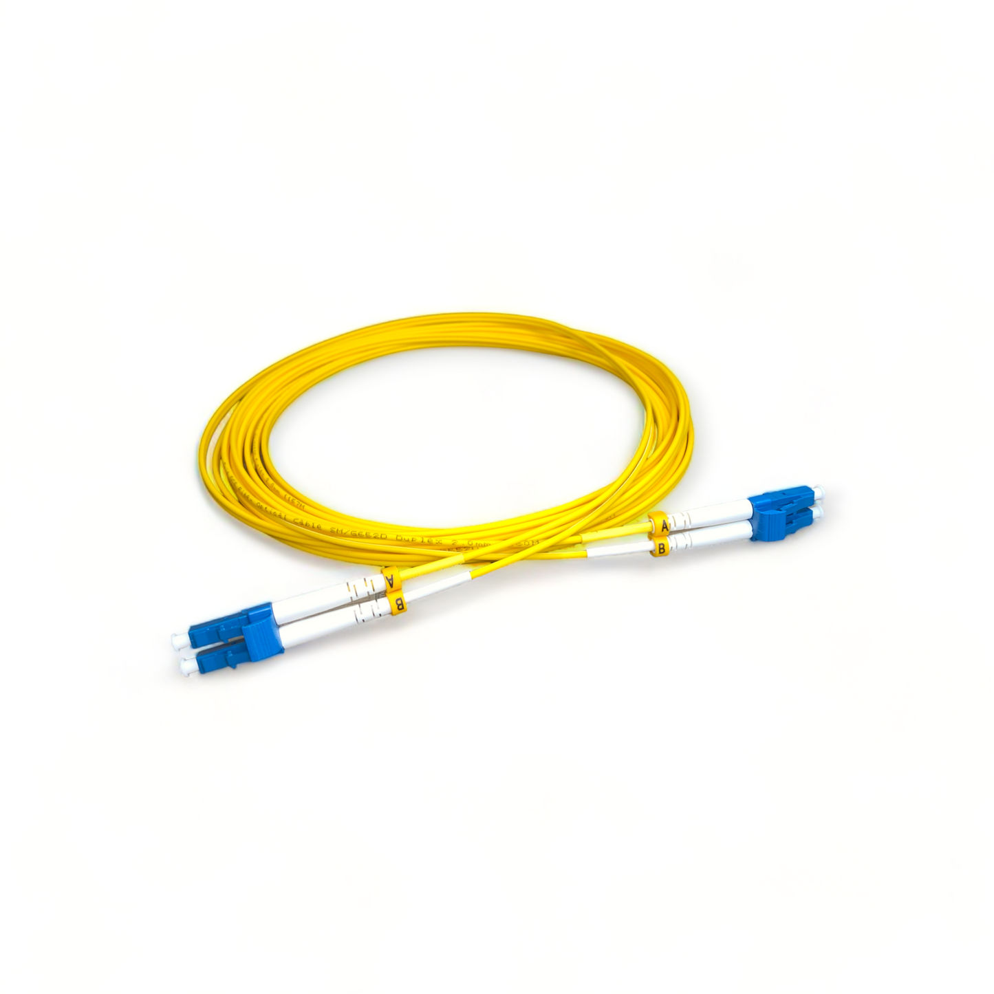 LC to LC Single Mode Duplex Fiber Optic Patch Cable OS2 G652D LSZH 2mm